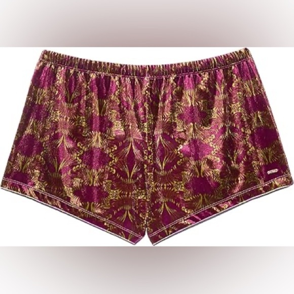 NWOT Savage by Fenty PJ shirt Psychedelic Velvet Sleep set size medium - Picture 4 of 9